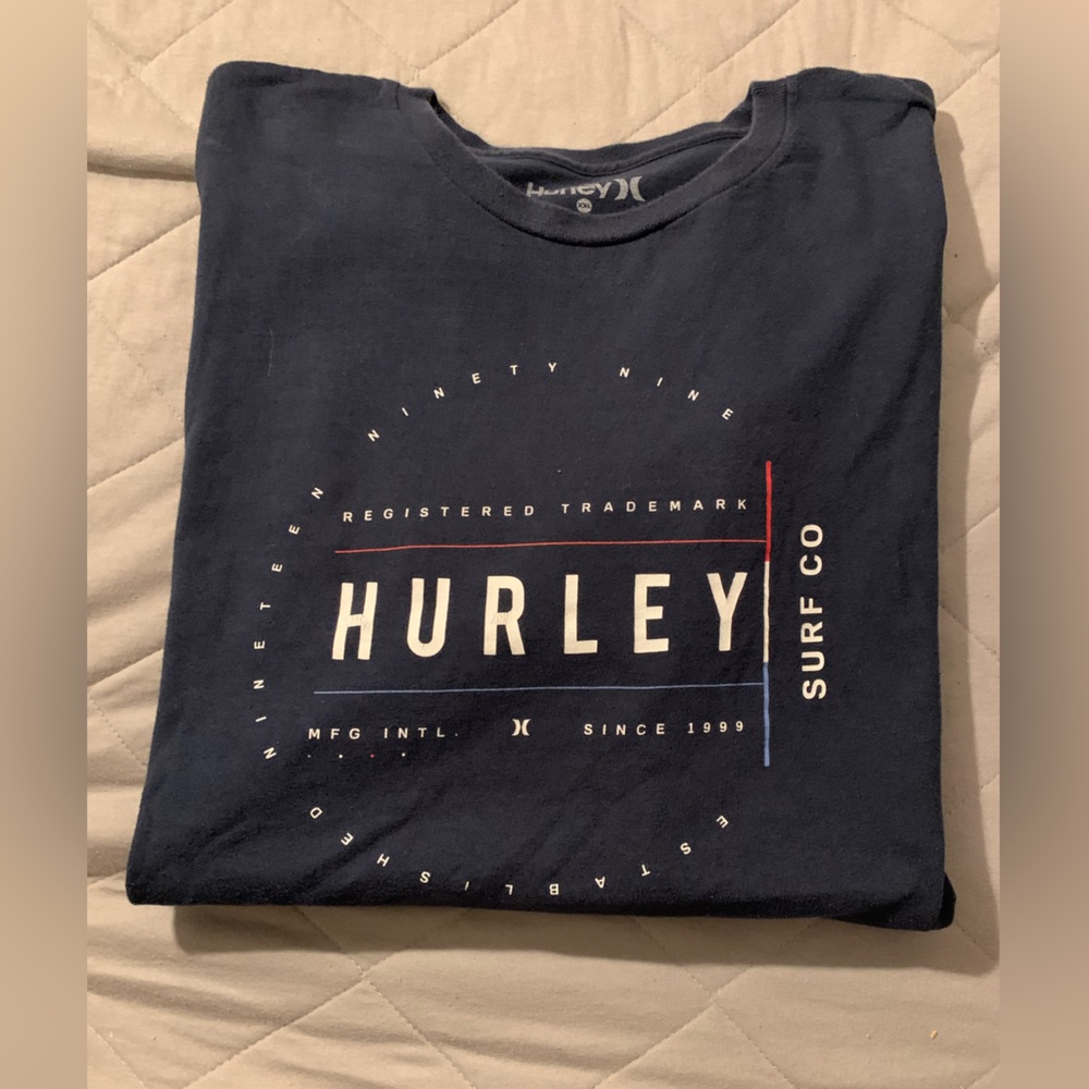 Hurley T shirt Men's size XXL Navy Blue